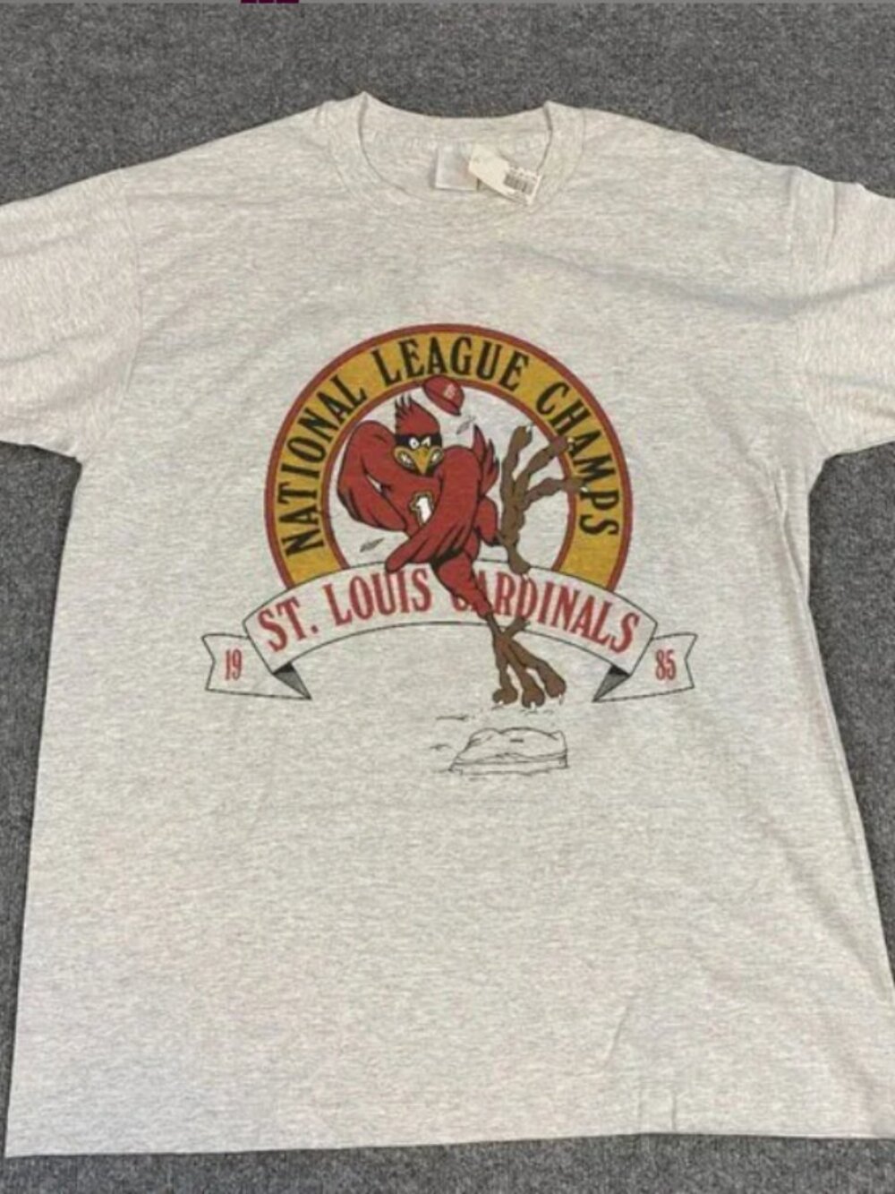 Vintage 1985 National League Champs St. Louis Cardinals Baseball shirt tee